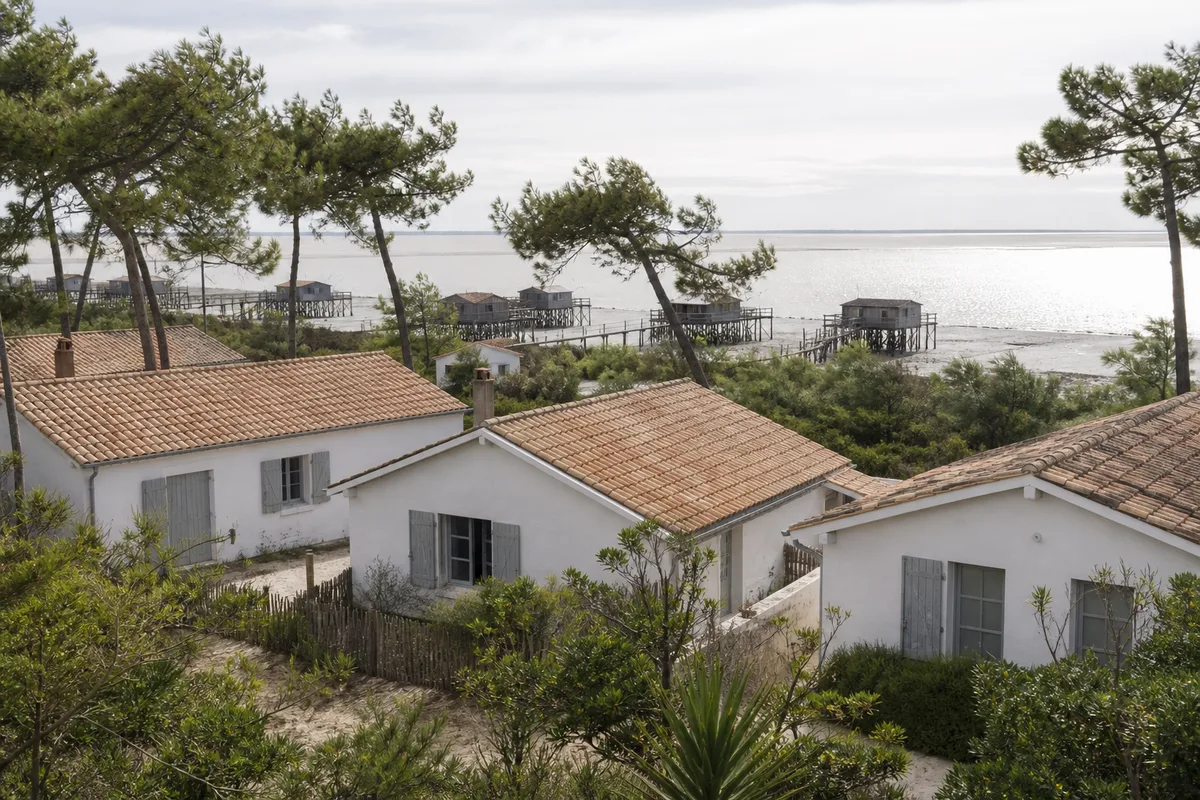 Couvreur à Lège-Cap-Ferret : toiture côté océan et Bassin