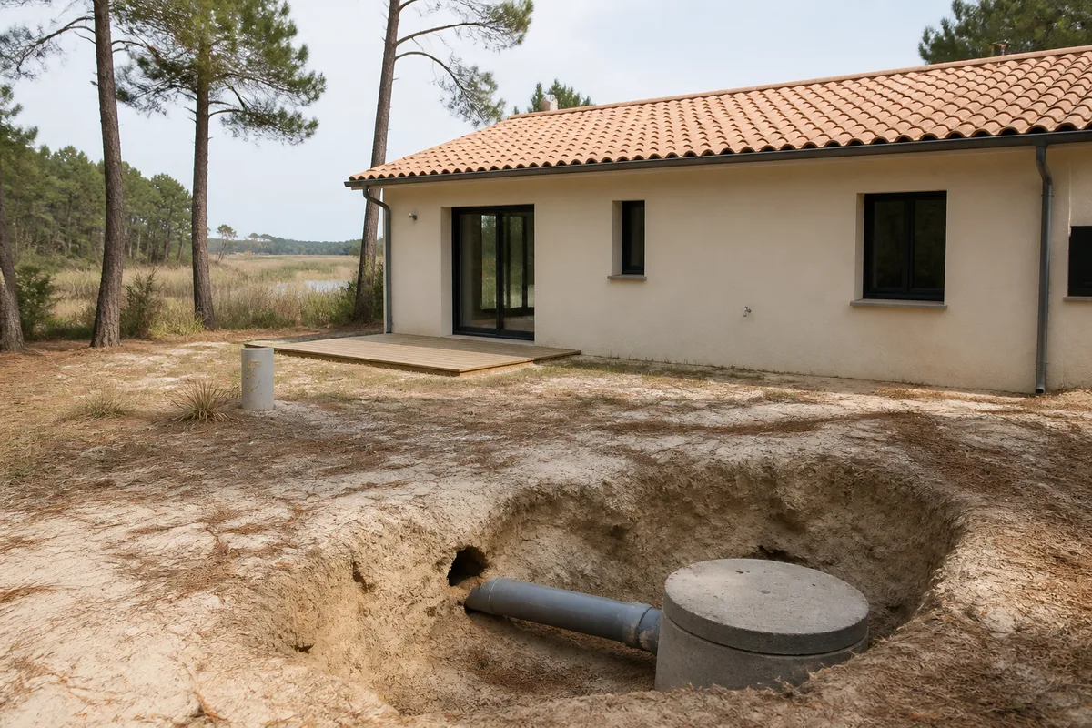 Plombier à Biganos : assainissement, fuite et eau chaude